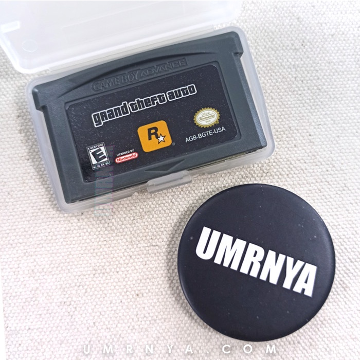 GTA Grand Theft Auto GTA Kaset GBA NINTENDO GAMEBOY MICRO GBM CASE GB