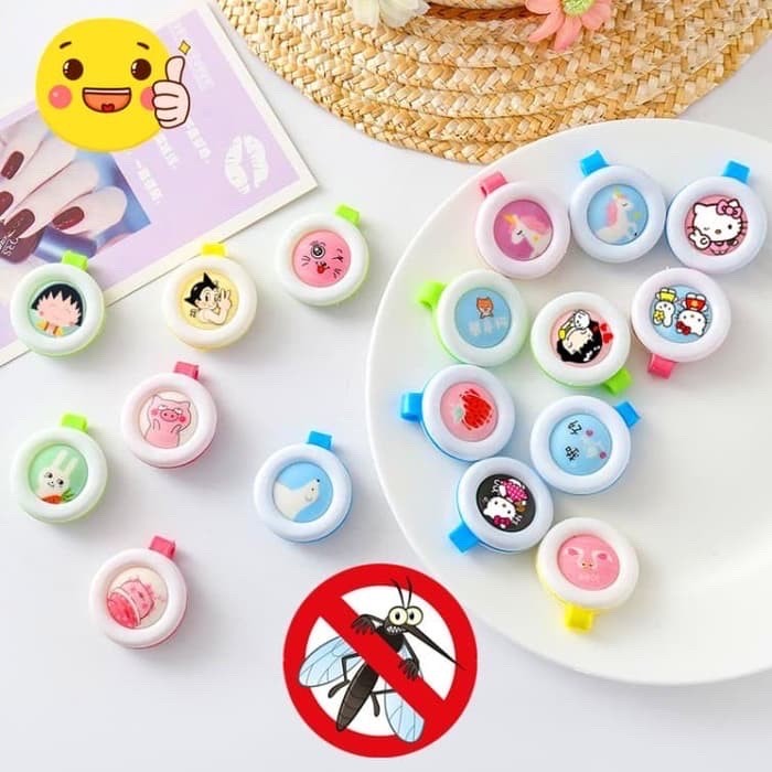 Bikit guard pin klip anti nyamuk bayi anak korea pin anti nyamuk aman herbal