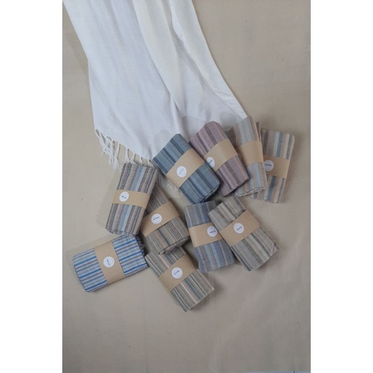 organic lurik scarf/ scarf lurik warna alam