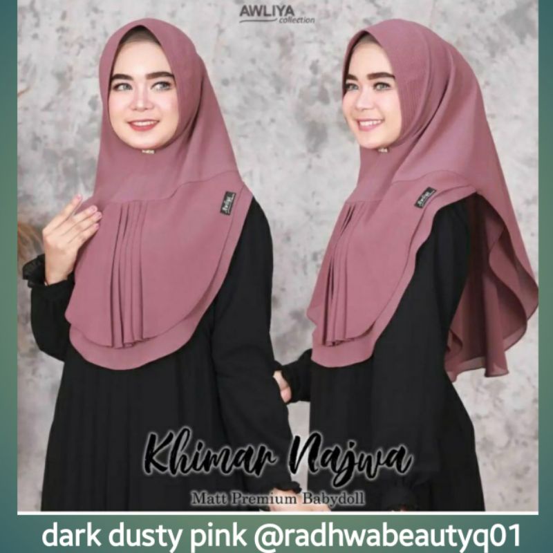 KHIMAR  NAJWA ORI ALIYAR HIJAB ALIYAR COLLECTION TERBARU TERLARIS