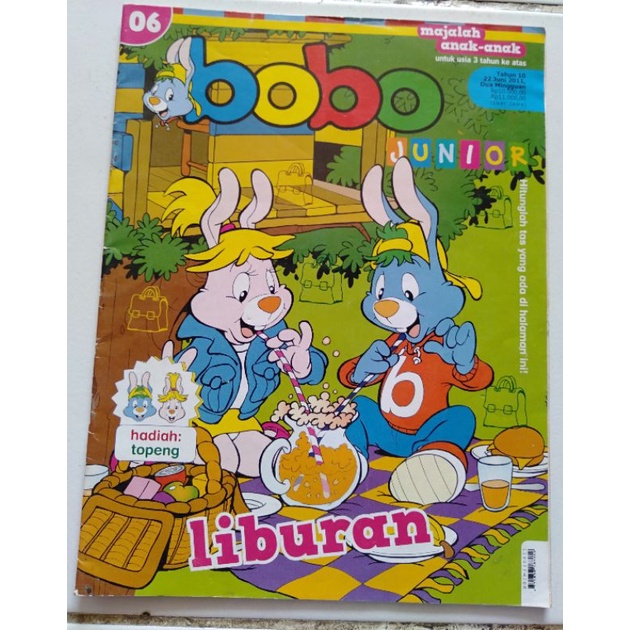 majalah bekas, bobo junior