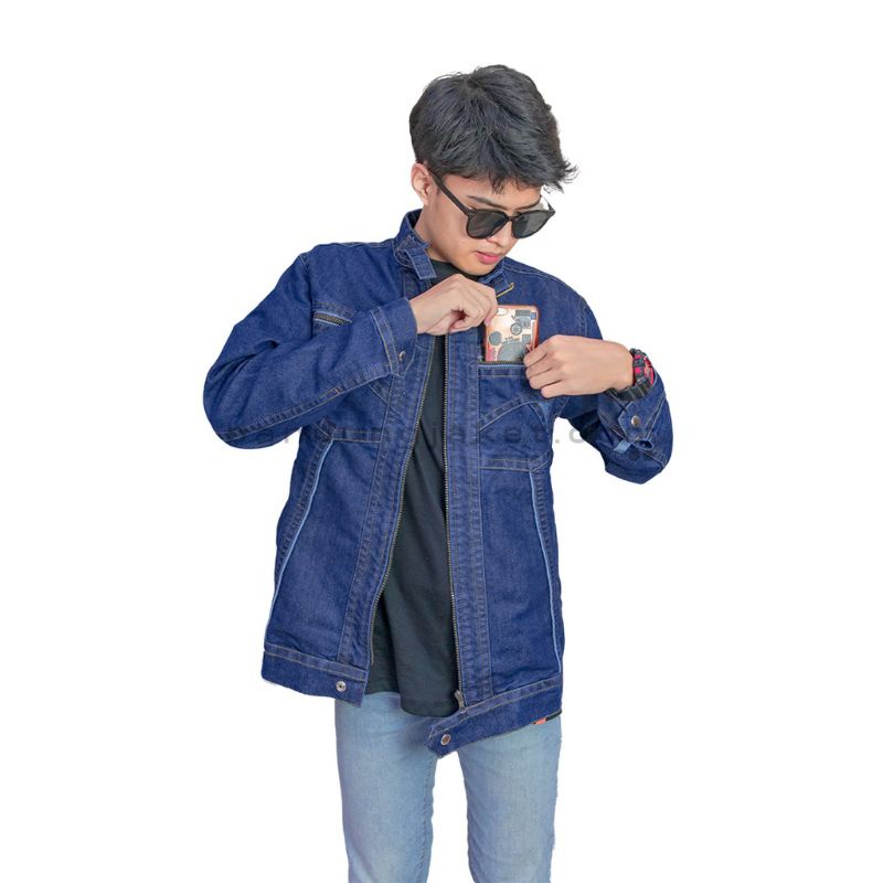 JAKET JEANS PRIA KEREN// JAKET JEANS DISTO // JAKET JEANS PREMIUM // JAKET LEVIS SUNMORI PRIA // JAK