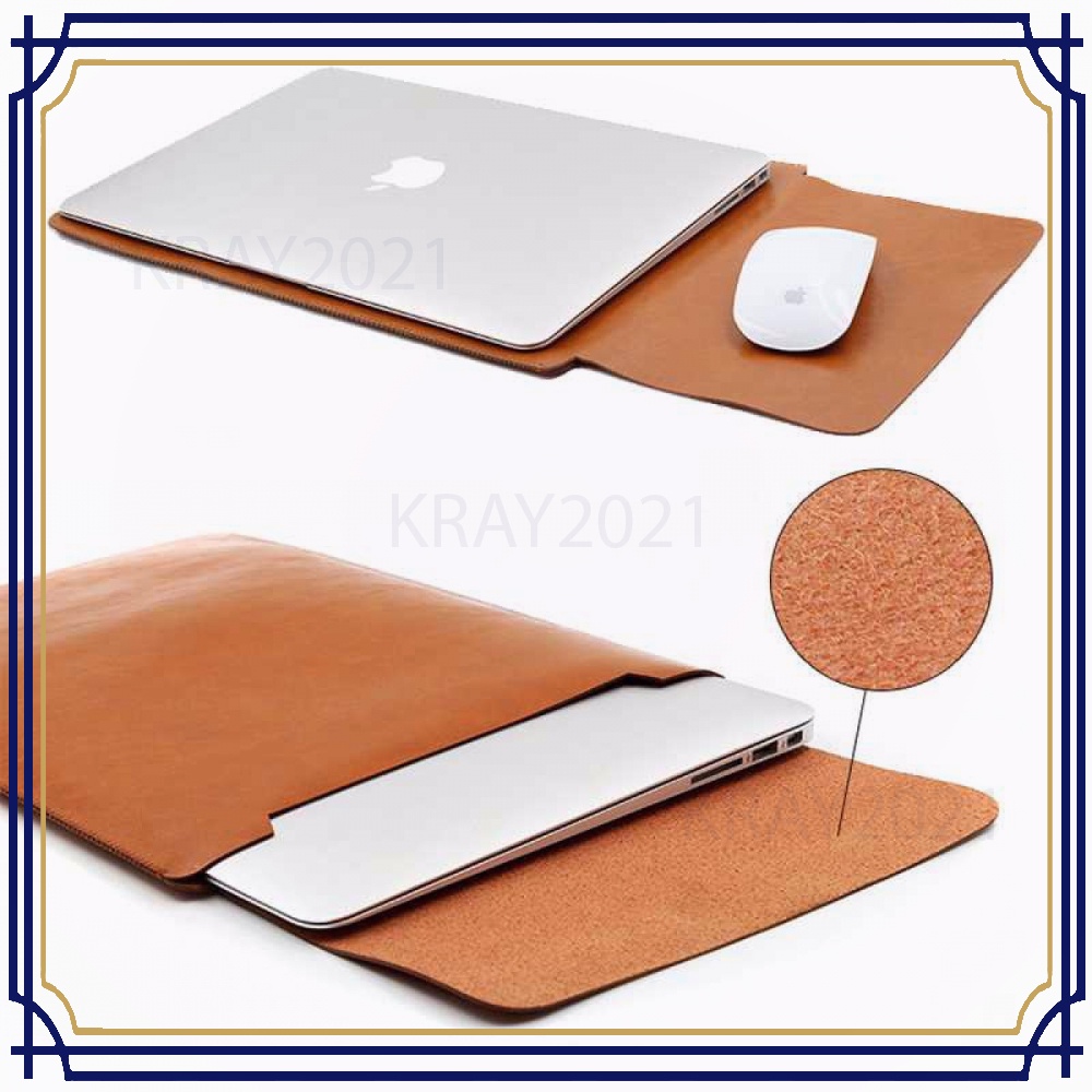 Leather Sleeve Case Macbook Pro 2016 Touch Bar &amp; Macbook Air - CNC42