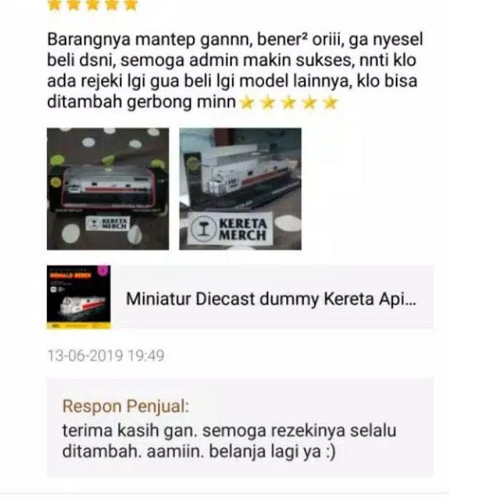 JY3✤ MINIATUR KERETA API INDONESIA MAINAN LOKOMOTIF ANAK DIECAST MAKET SEPUR CC 201 8325 AGUNG CRAFT