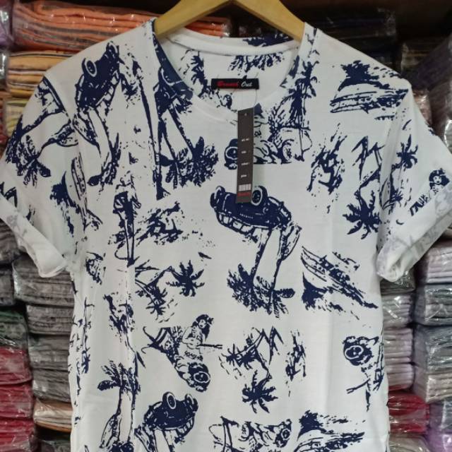  Kaos  motif  pria  fullprint terbaru Shopee Indonesia