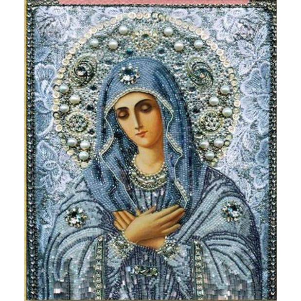 LUKISAN DIAMOND 5D PAINTING (DIY) MARIA - E 25x29cm (PxT)