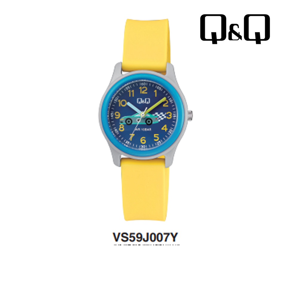 Jam Tangan Anak Lucu Colorful Rubber Analog Original Q&amp;Q QNQ QQ VS59 VS59J Series