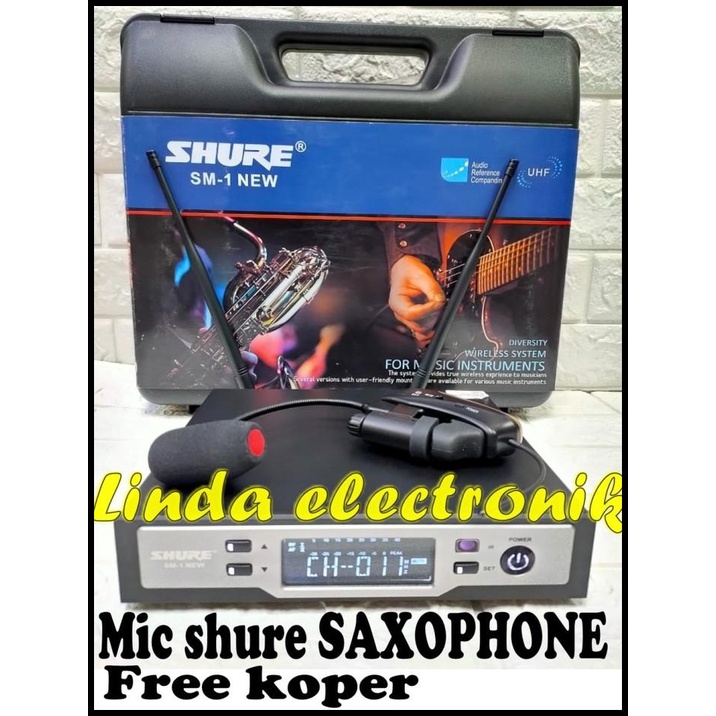 Mic Wireless Shure Sm1 ( Buat Saxophone ) Multi Channel