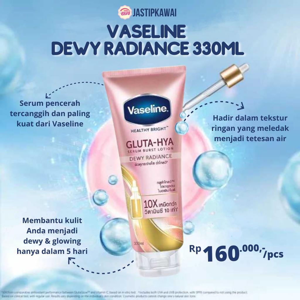 VASELINE THAILAND GLUTA HYA SERUM BURST LOTION kawai