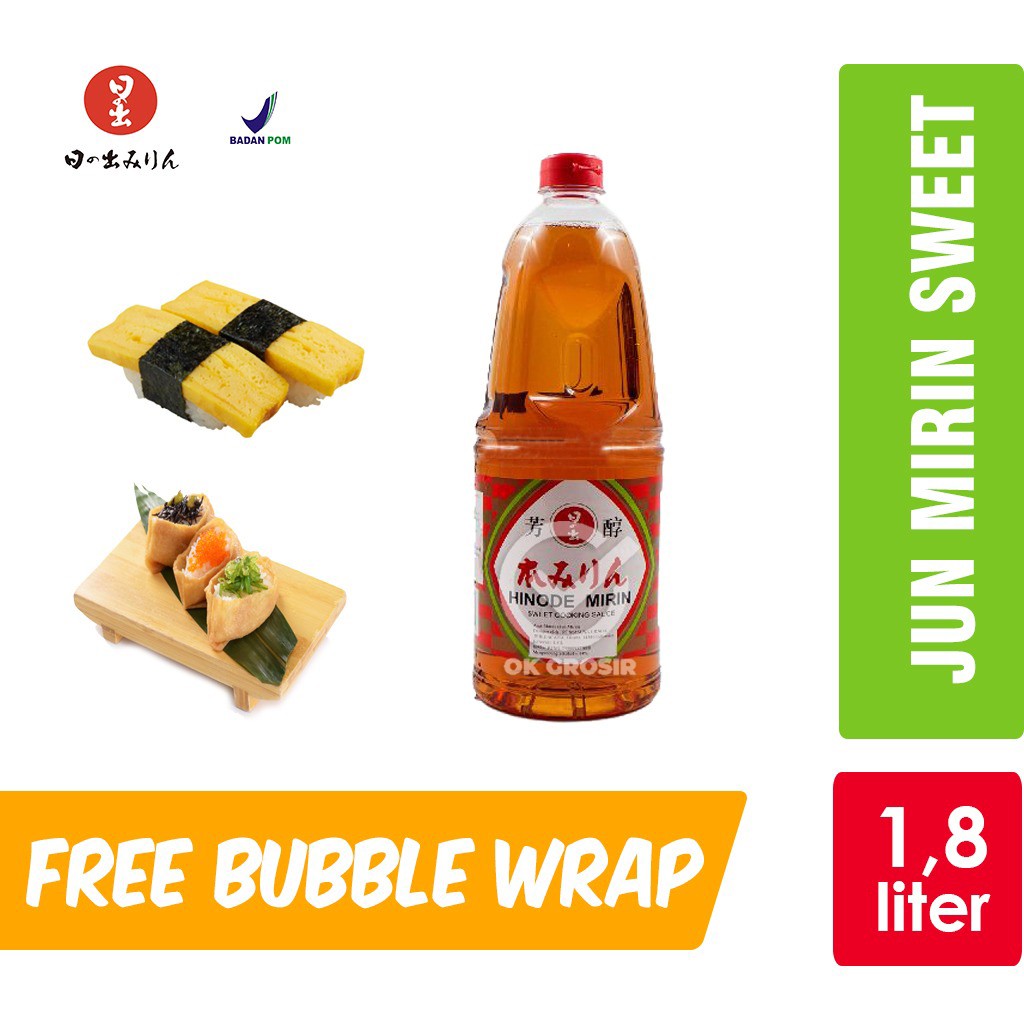 

Hinode Jun Mirin / Japanese Sweet Cooking Sauce (Besar 1,8 Liter)