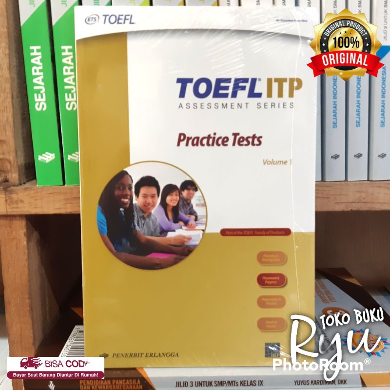 Original Toefl ITP Practice Tests Erlangga