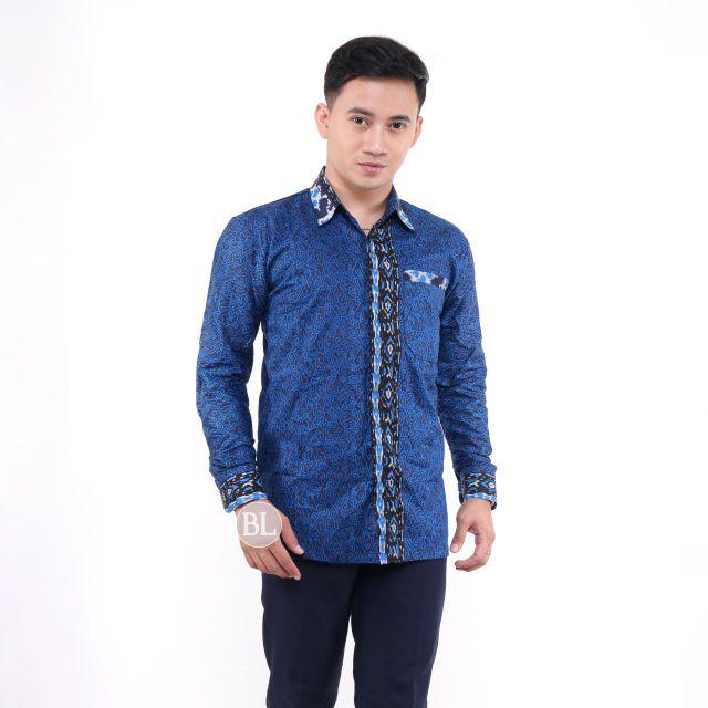 Bisa Request Batik Couple keluarga sania ruffle ori ndoro jowi dnt-Kemeja M