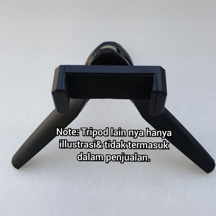 Universal Phone Clip Bracket 6cm sampai 10cm Holder Mount untuk Tripod