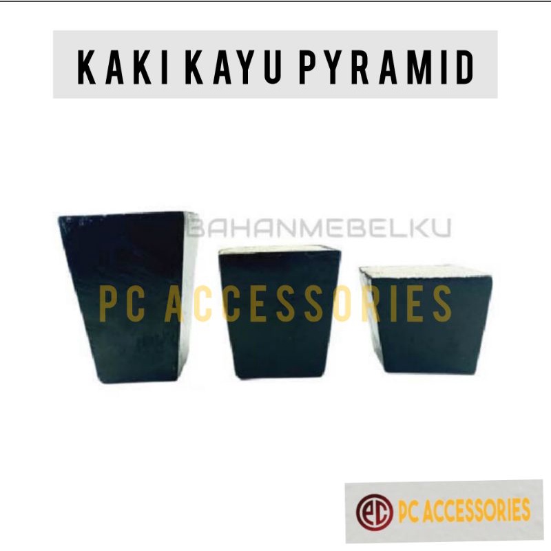KAKI PIRAMID SOFA/ KAKI SOFA KAYU/ TINGGI 6CM 8CM 10 CM