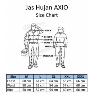 Jas Hujan AXIO Europe 100% Original