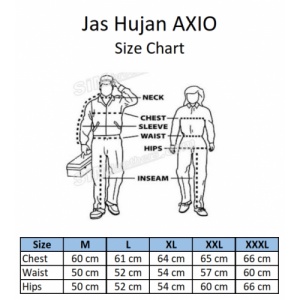 Jas Hujan AXIO Europe 100% Original