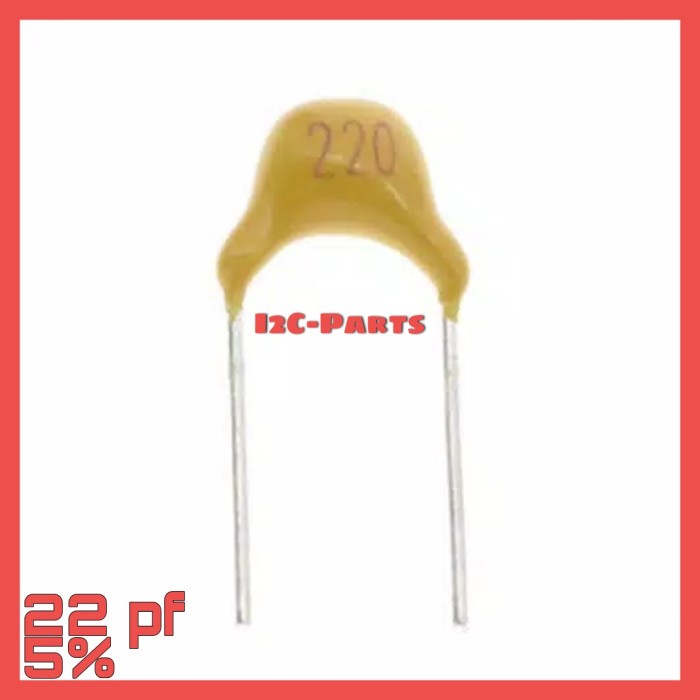 Capacitor Ceramic 22pf Multilayer 22 pf 50v 5.08mm