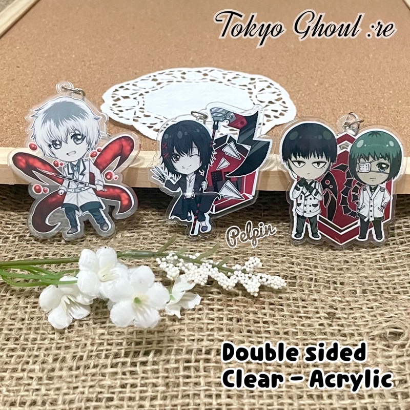 gantungan kunci tokyo ghoul re haise kaneki ken juuzou shuzuya toru mutsuki urie bening keychain