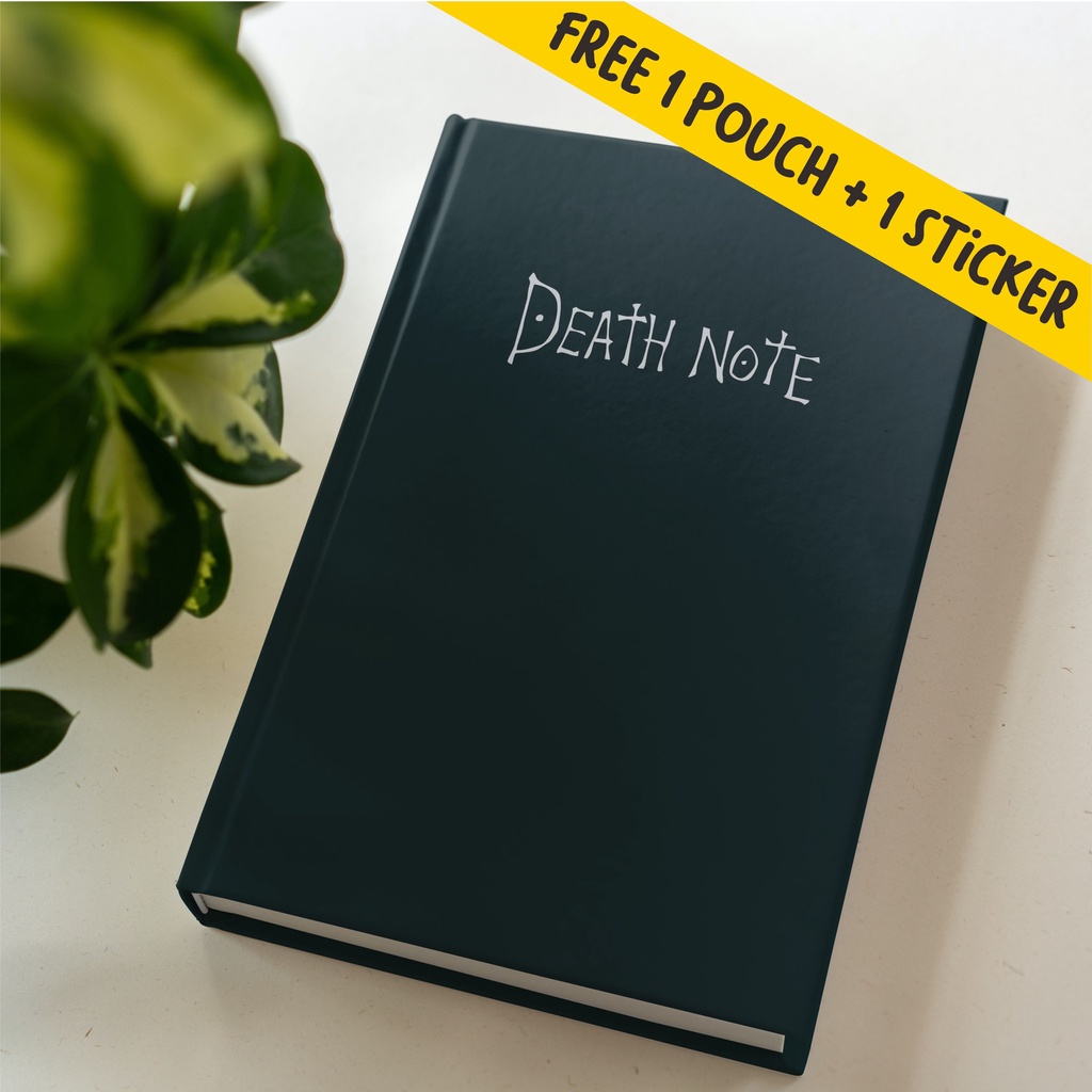 

Buku Notebook Catatan Diary Planner Journal Agenda, Polos dan Dotted Deathnote