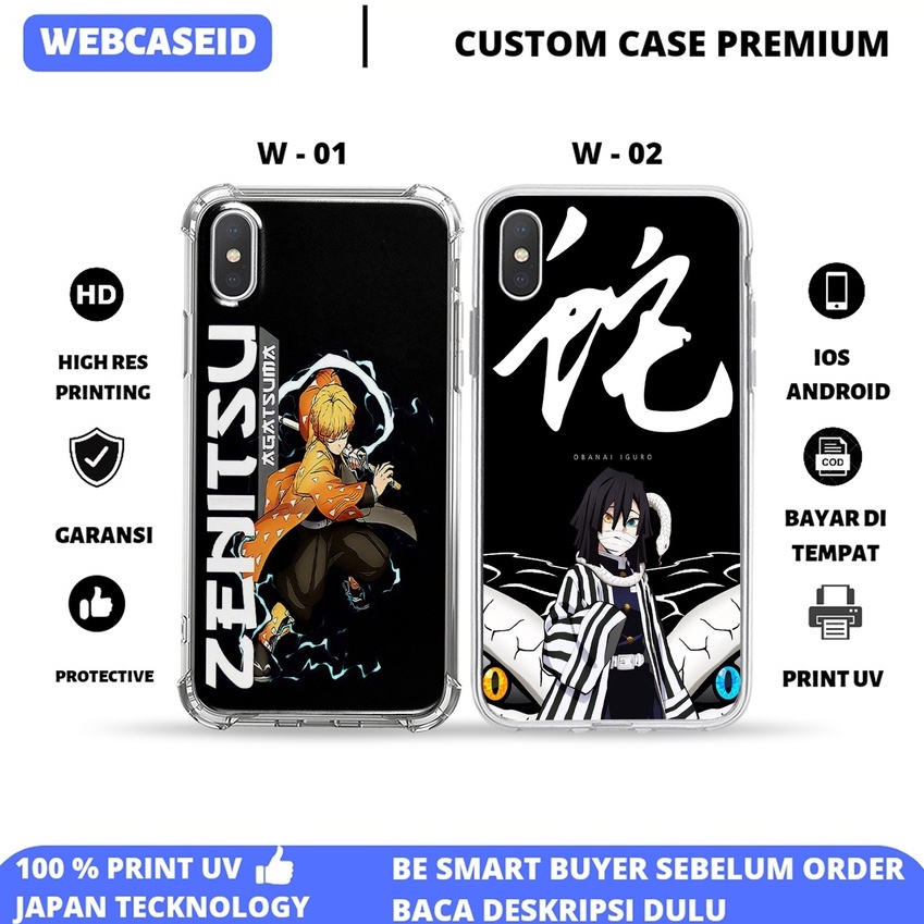 Jual Webcaseid Custom Case Handphone Anime Demon Slayer Tersedia Buat Semua Merek Shopee Indonesia