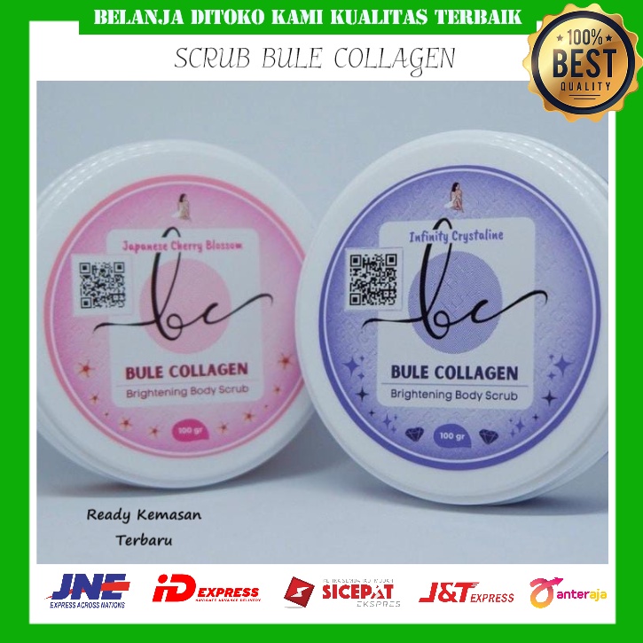 (READYSTOCK) PAKET SCRUB LOTION BULE COLLAGEN