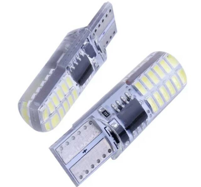 Lampu LED Senja Kota T10 Flash Strobo DC12v 24 LED Jelly Blitz Dua Mode-1