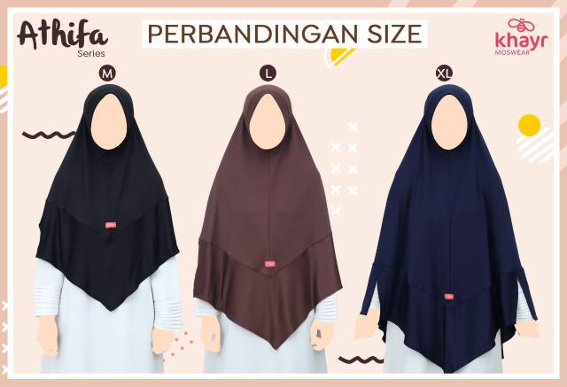 Khimar Instan Athifa series belah lengan | By Khayr Moswear-3