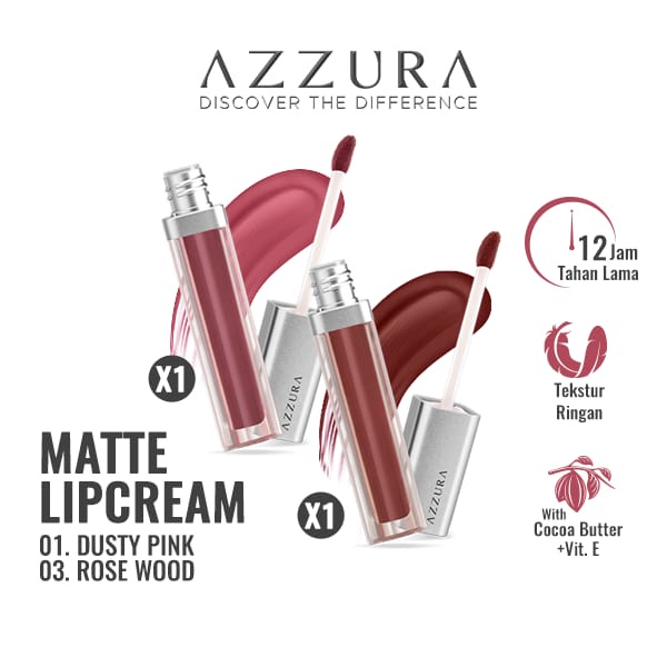 AZZURA MATTE LIPCREAM LIPSTIK MATTE