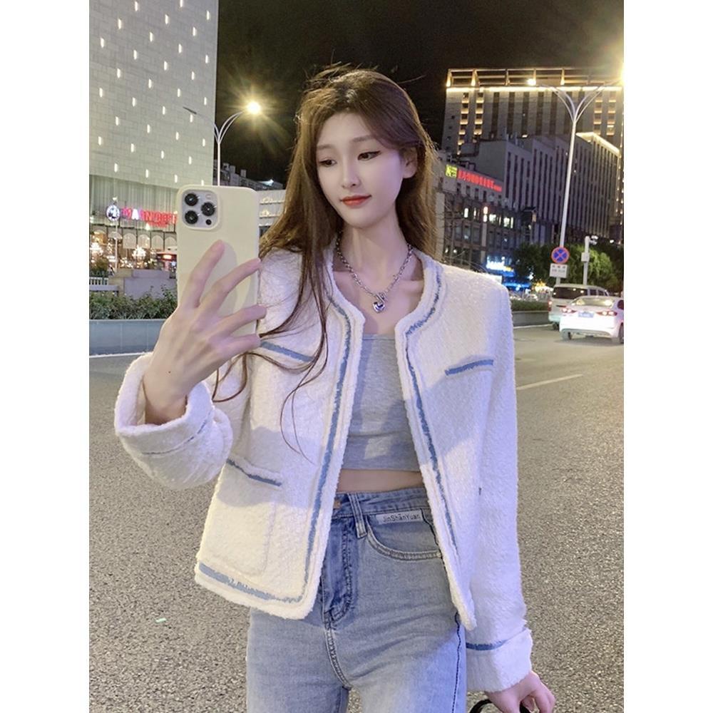 jaket korean style wanita small fragrance coat women s early korean style light luxury small ladies