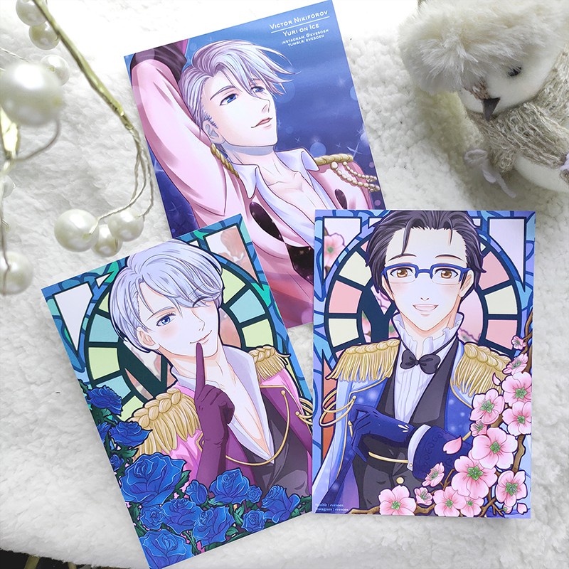 [EVESOEN] Yuri on Ice Postcard collection