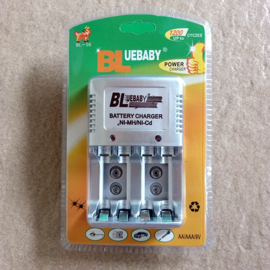 Charger Battery BL 05 BL05 charger baterai NiMH NiCD AA AAA 9V ORIGINAL