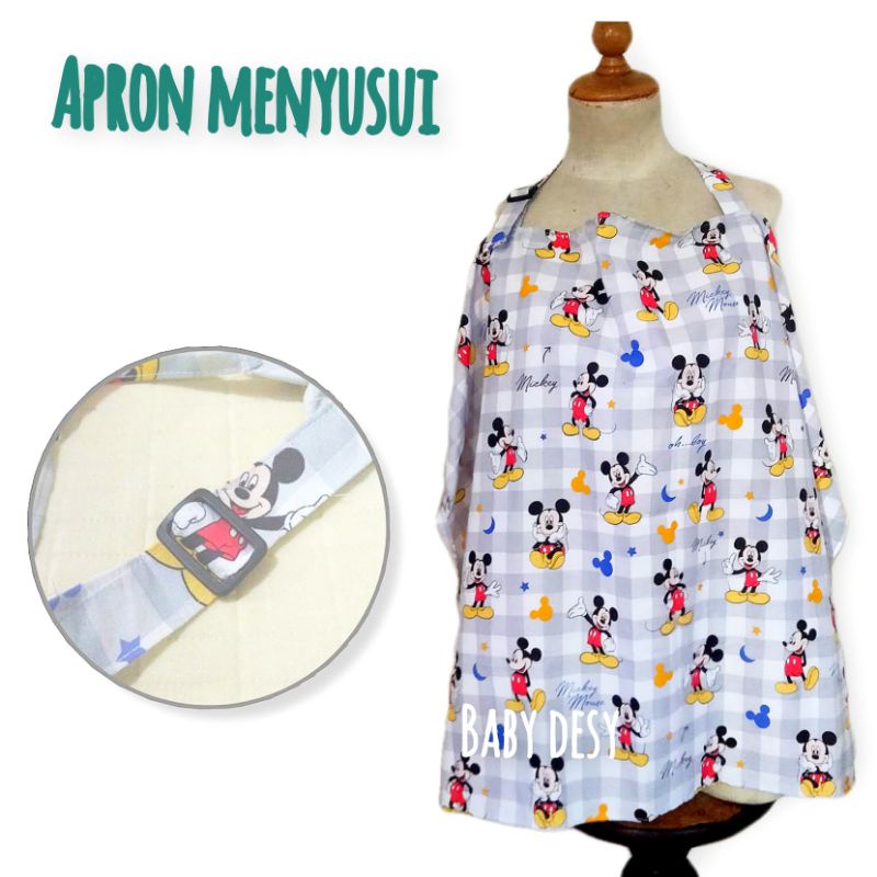 2IN1 APRON COVER MENYUSUI + COVER STROLLER / CELEMEK MENYUSUI ASI / NURSING COVER BABY MULTIFUNGSI