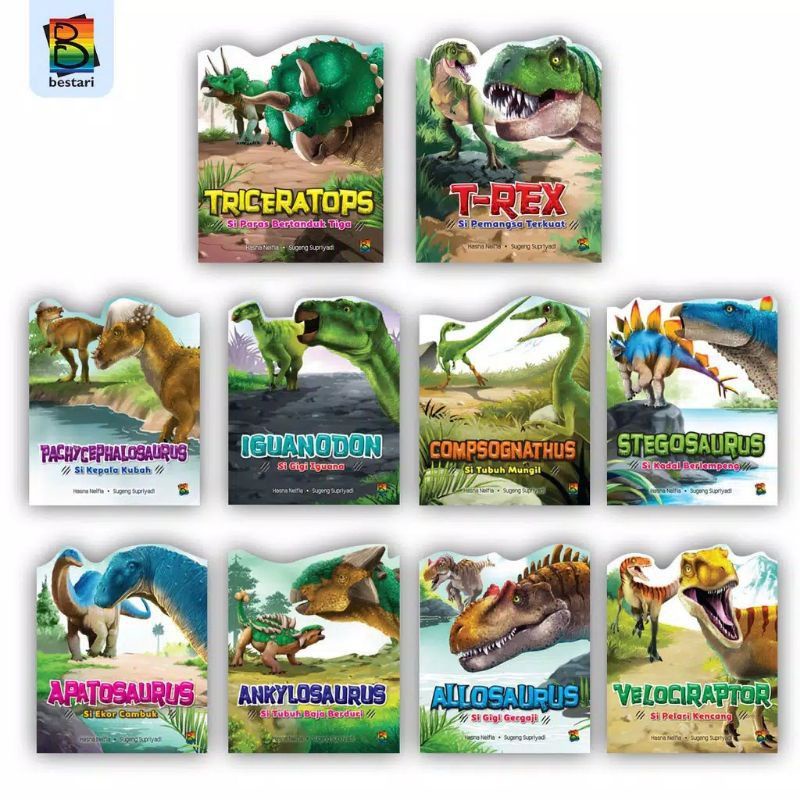 

Buku cerita anak-SERI DINOSAURUS-Cerita bergambar-Zikru Hakim