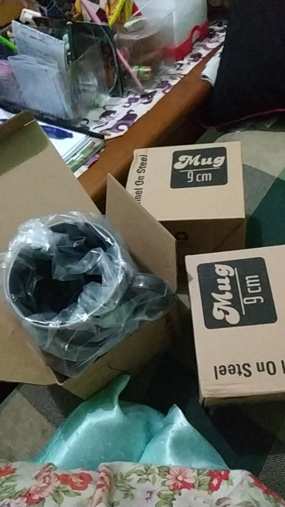 Mug Enamel Hitam 9 Maspion (harga Satuan)
