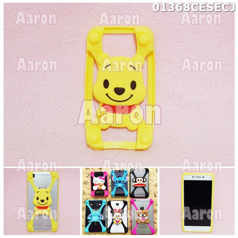 Casing Cover Hp Winnie The Pooh/ Bumper Case Ring Silicon Motif Winnie The Pooh 01368