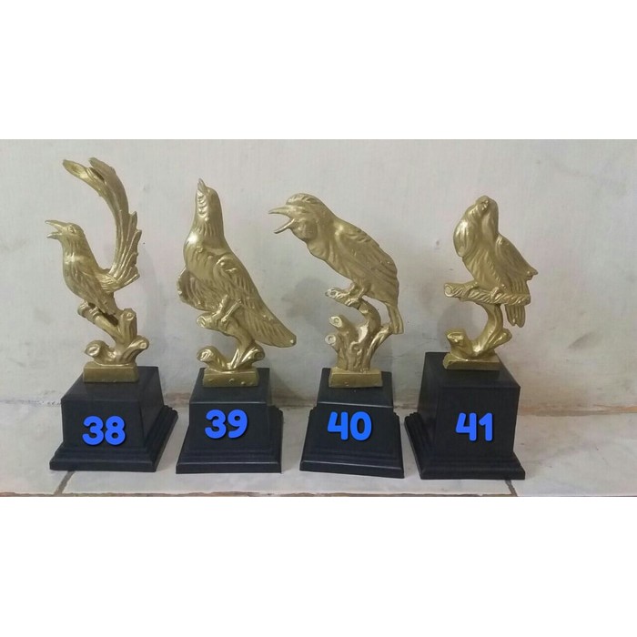 piala fiber resin burung kicau mania kacer,kenari,murai lovebird ch