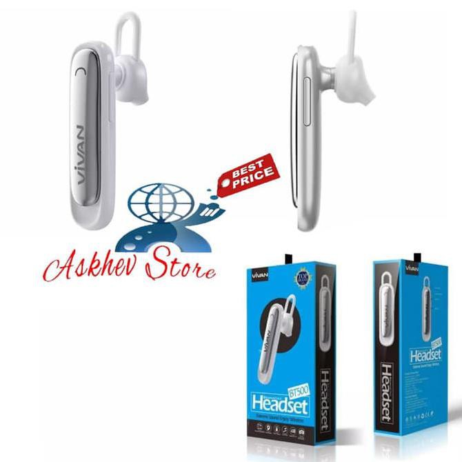 Vivan Bt500 Bluetooth V4.1 Headset Wireless Original