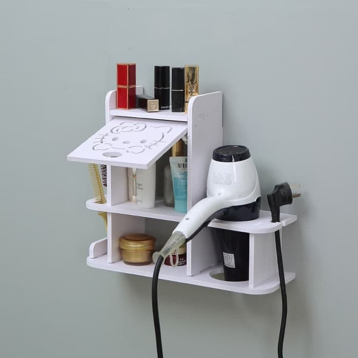 NA - RAK DINDING HOLDER HAIR DRYER MH566 - TEMPAT GANTUNG HAIR DRYER