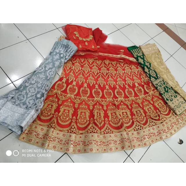 Lengga india / lehengga bordir / lenggah india