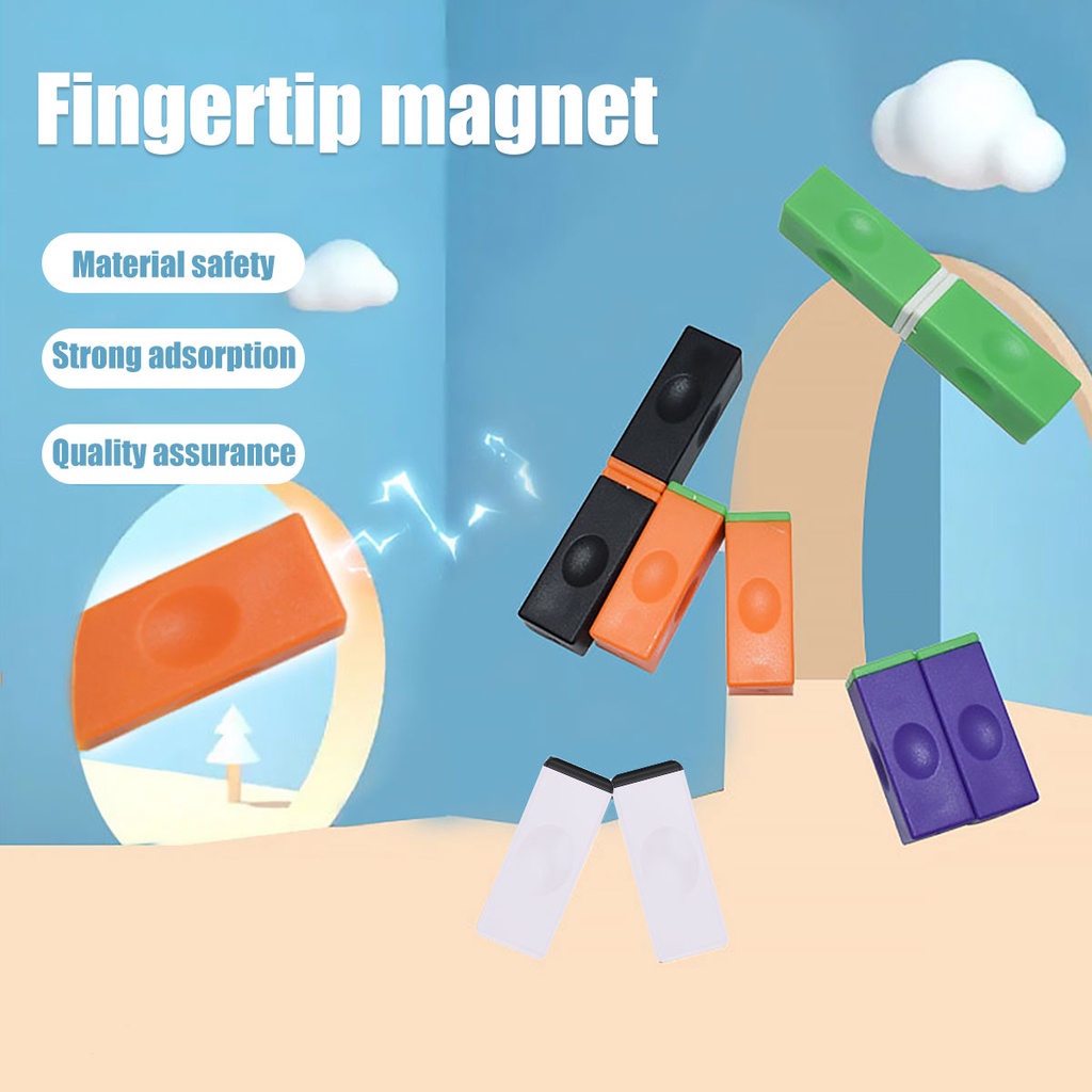 Mainan Fidget Spinner Gyro Magnetik Flexible Untuk Melatih Kemampuan Berpikir