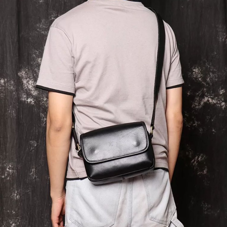 Tas Kulit Asli Pria Selempang - Tas Selempang Pria Kulit Sapi Asli