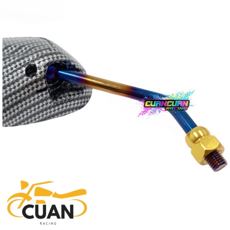 Spion Karbon Beat Vario 125 110 Honda Tangkai Panjang Twotone