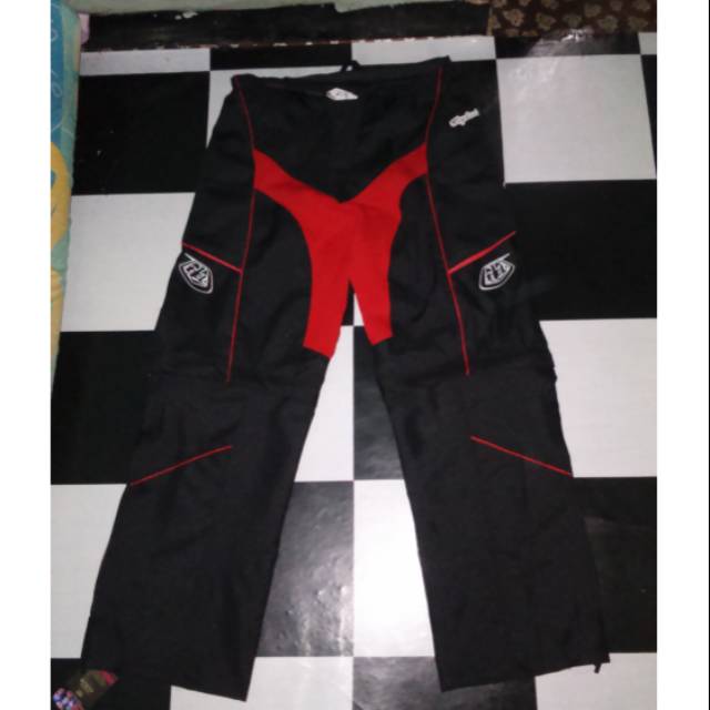 Celana trail enduro merah tld murah