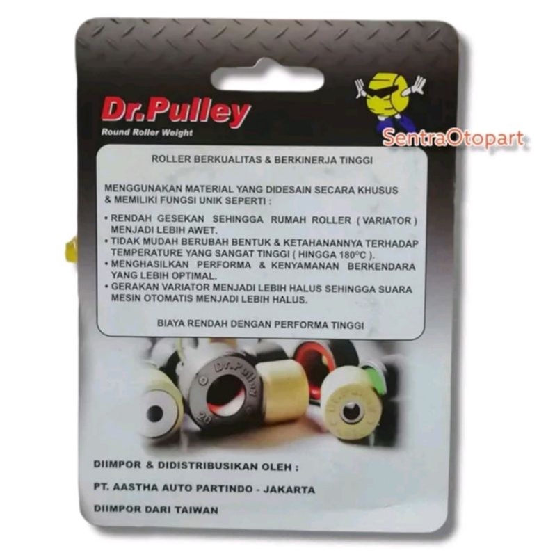 Roller roler beat spacy scoopy karbu 10 gram dr pulley