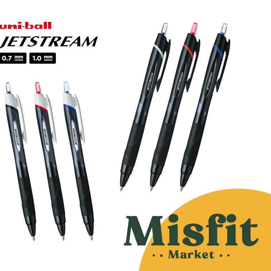 

Sangat Nyaman.. Uni Ball JETSTREAM Ballpoint Pen 0.7 1.0 mm Uniball Pulpen