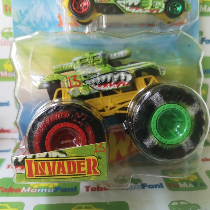BISA COD Hot Wheels Monster Trucks Combo Invader Hotwheels Model Tank Militer MURAH