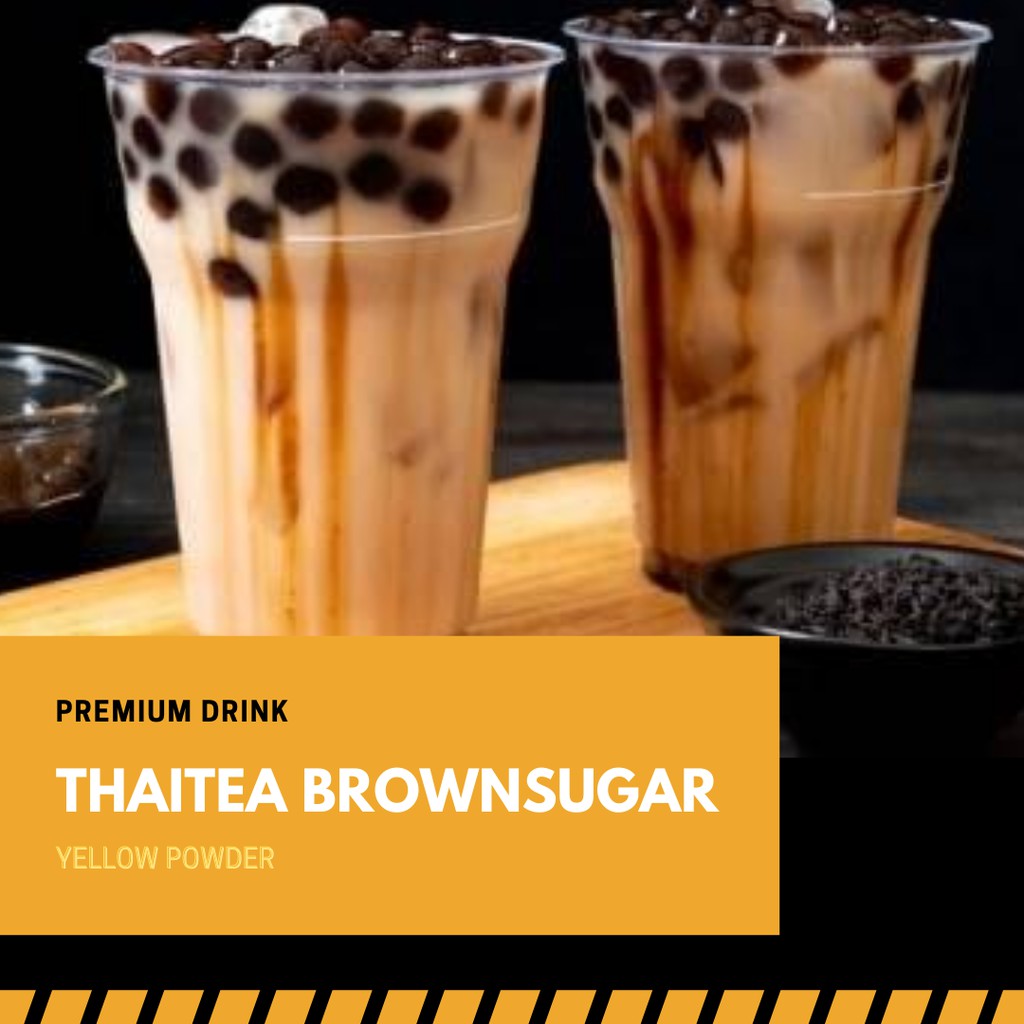 

Thai Tea Brown Sugar Powder Drink 1 Kg- Bubuk Minuman Thai Tea Brown Sugar- Thai Tea Brown Sugar
