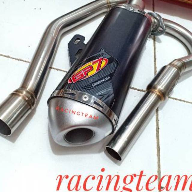 Knalpot GP7 KLX D-Tracker BF Magnum knalpot gp7 magnum KLX DTRACKER BF original produk