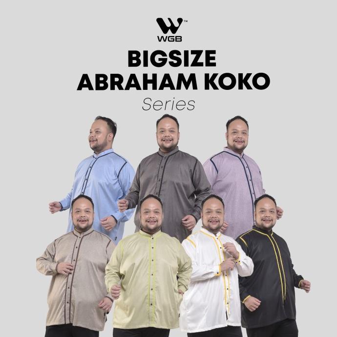 Abraham Kemeja Koko Muslim Pria Jumbo Big Size Xxl Xxxl Wgb