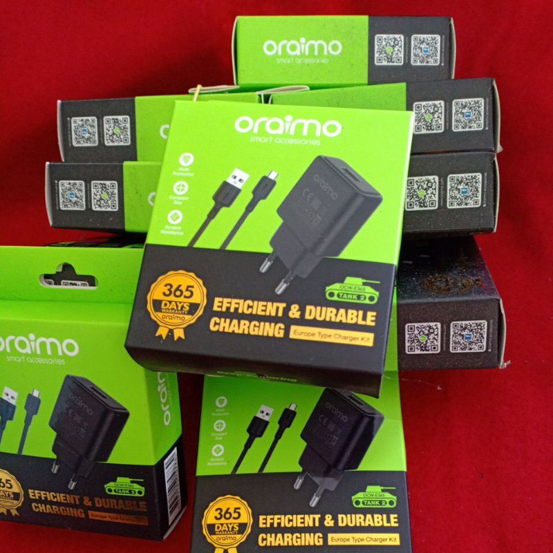 CHARGER ORIGINAL ORAIMO E36S GARANSI 1 TAHUN